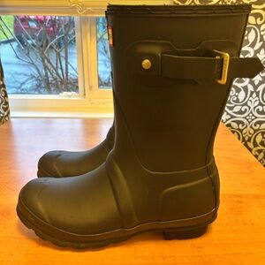 Hunter Black Rain Boots